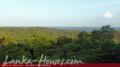 Land in mountain with ocean view