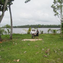 Perfect  land on the river bank