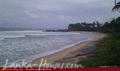 Beach land in Dickwella with house.