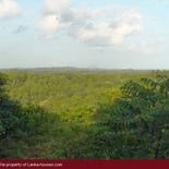 Land in mountain with ocean view