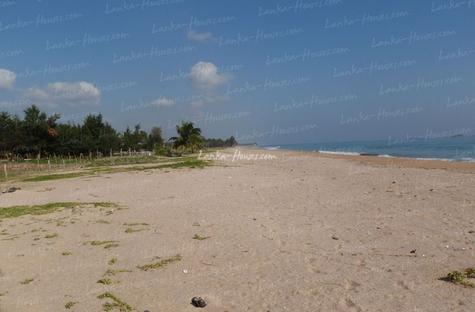 Beach land in Nilaveli with very wide beach.